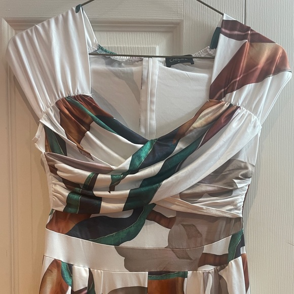 Chic Me White Floral Jumper Size Medium - Picture 4 of 15